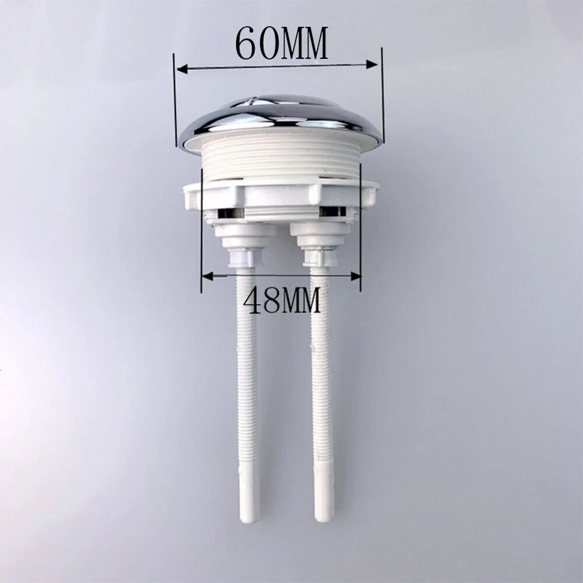 Запорный клапан для унитаза пластиковый 38/48/58 мм 48mm