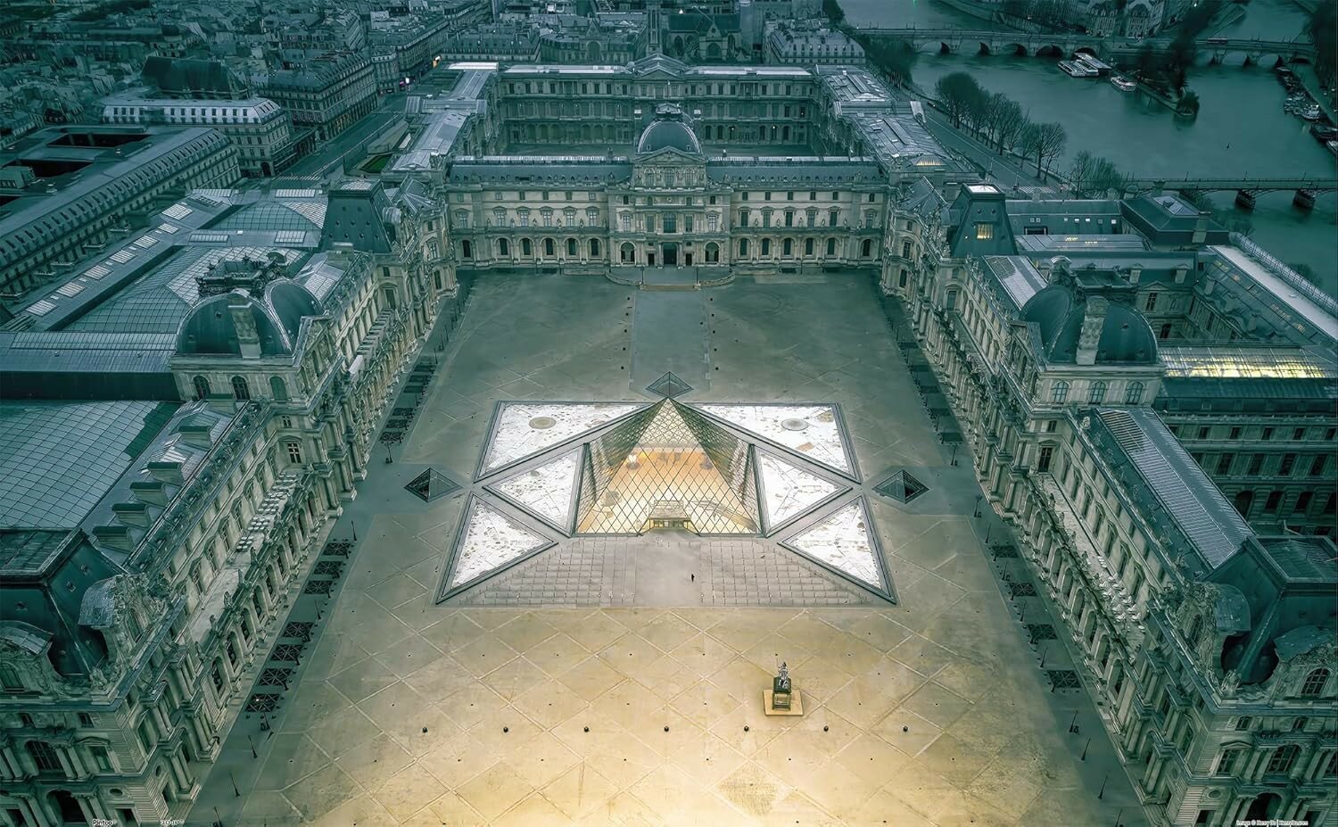 Пазл для взрослых Pintoo 1000 деталей, элементов: Генри До. Музей Лувра, Париж, Франция