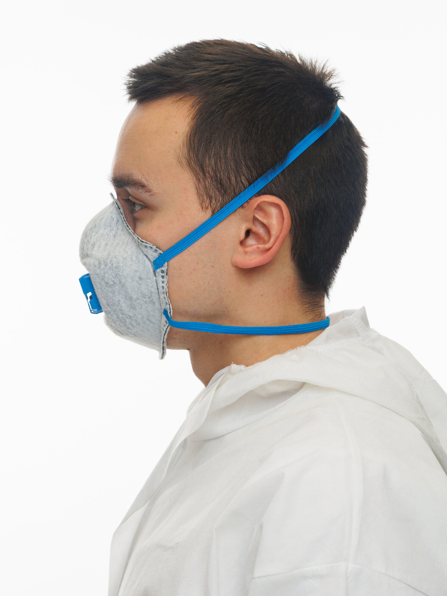 Маски И Респираторы Xiaomi Респиратор для покраски и сварки UNIXAir 511V FFP1 A0 R D от химии многоразовый угольный фильтрующий с клапаном