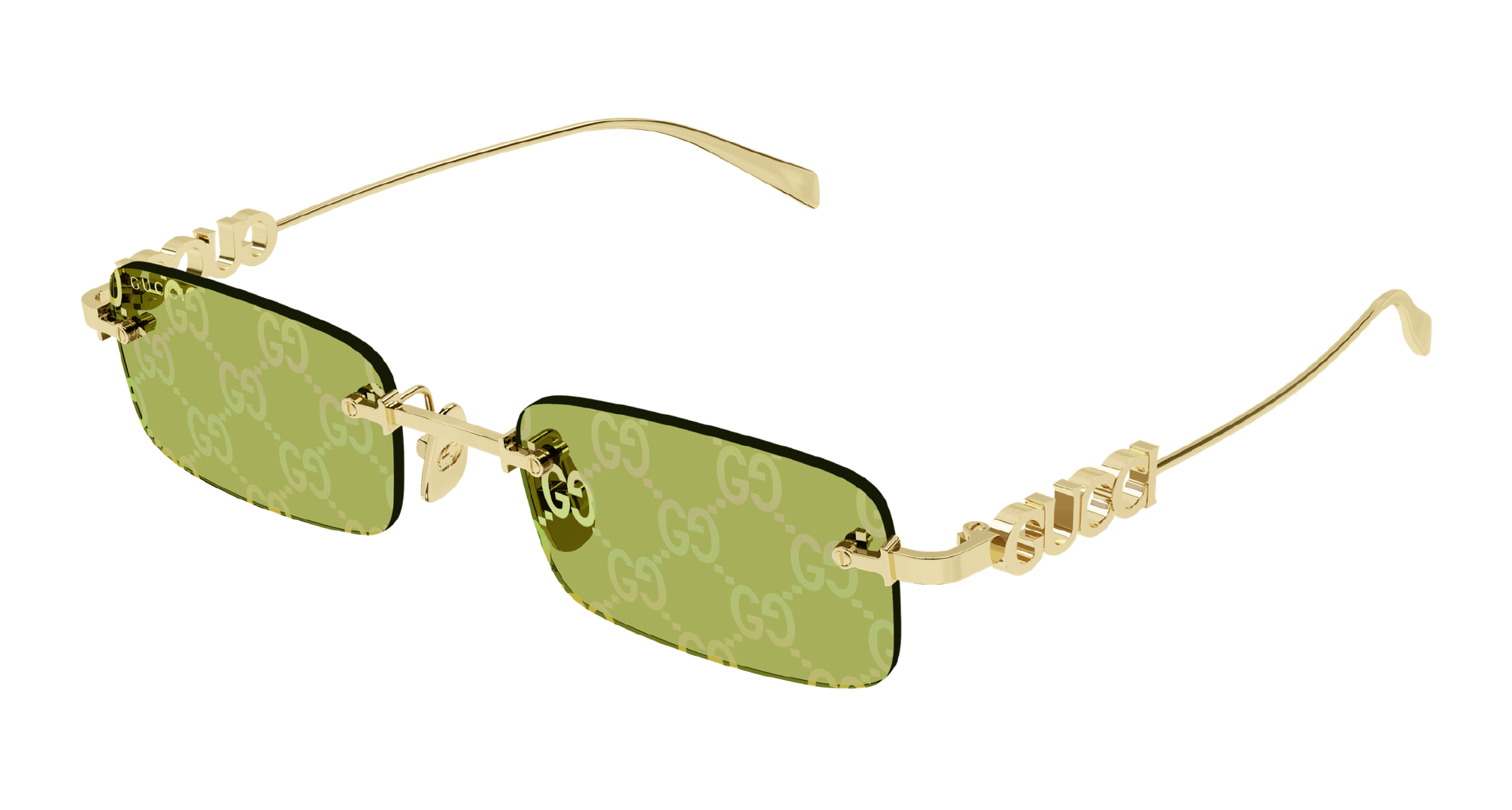 Солнцезащитные очки GUCCI, золотой