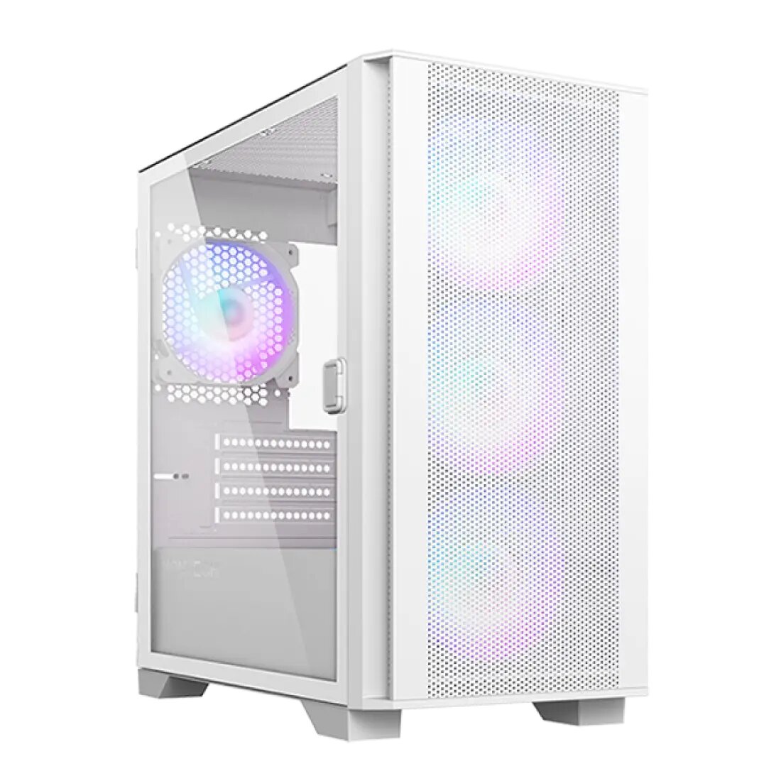 Корпус Montech Air 100 ARGB Mini-Tower mATX, с ARGB подсветкой, белый