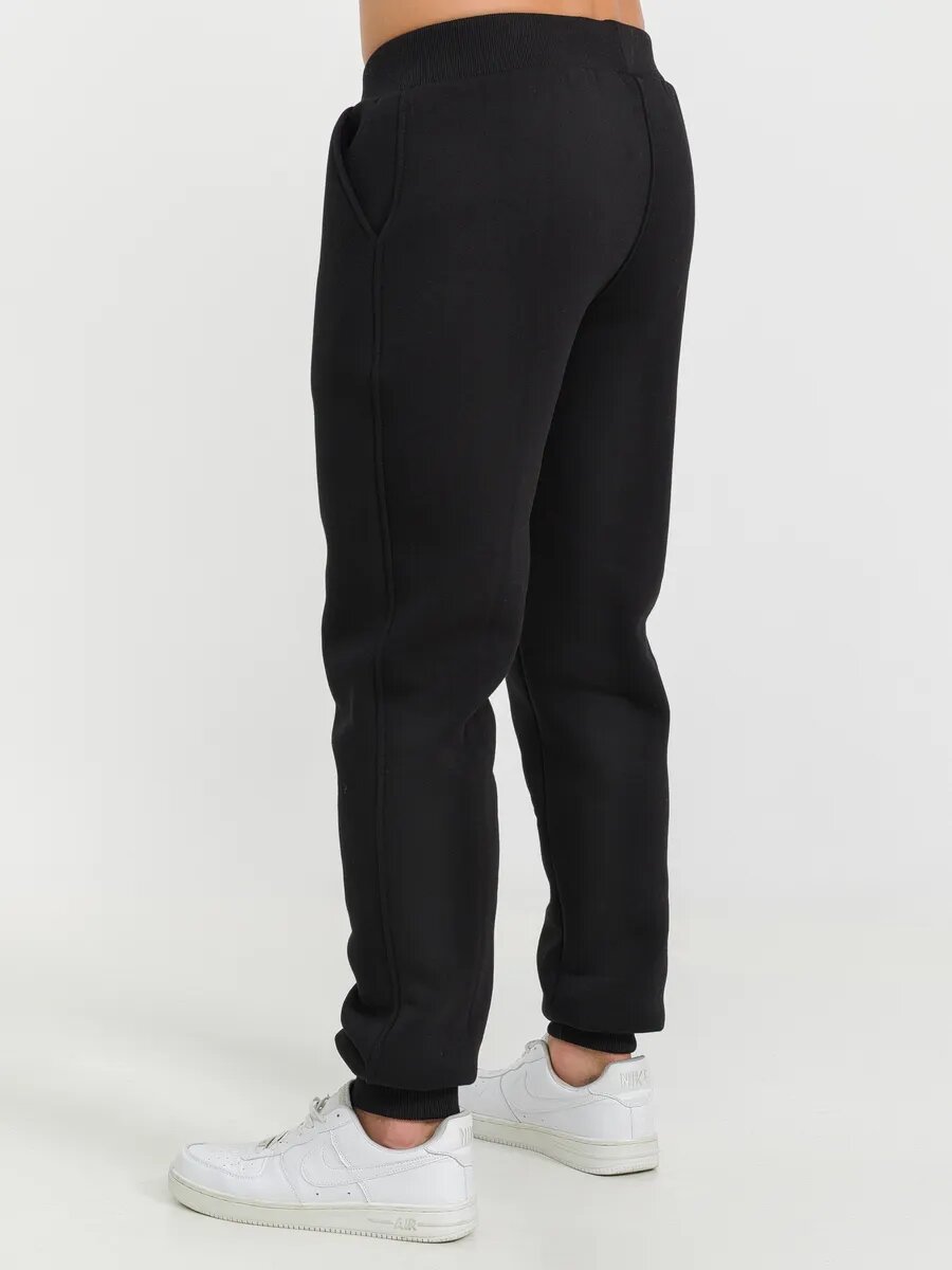 Брюки утеплённые  Зима 2025, размер M, черный — фото 1