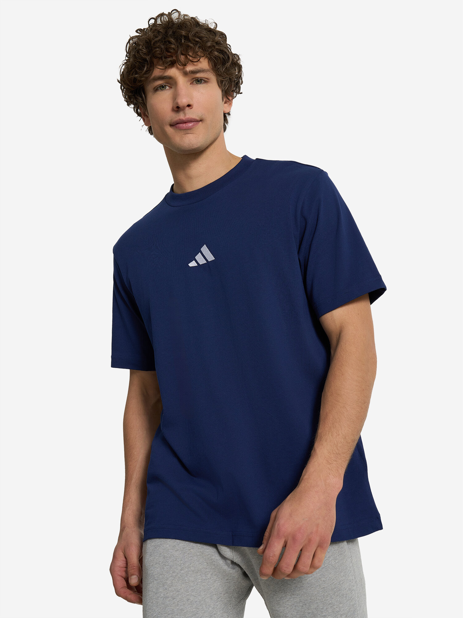 Футболка adidas, размер XL, синий