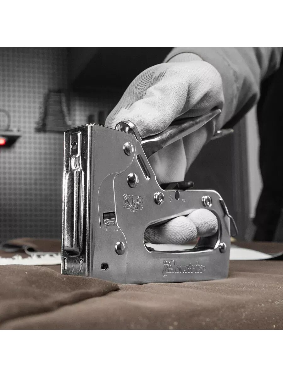 Степлер мебельный, тип скобы 53, 6-14 мм, MATRIX 40913 — фото 1