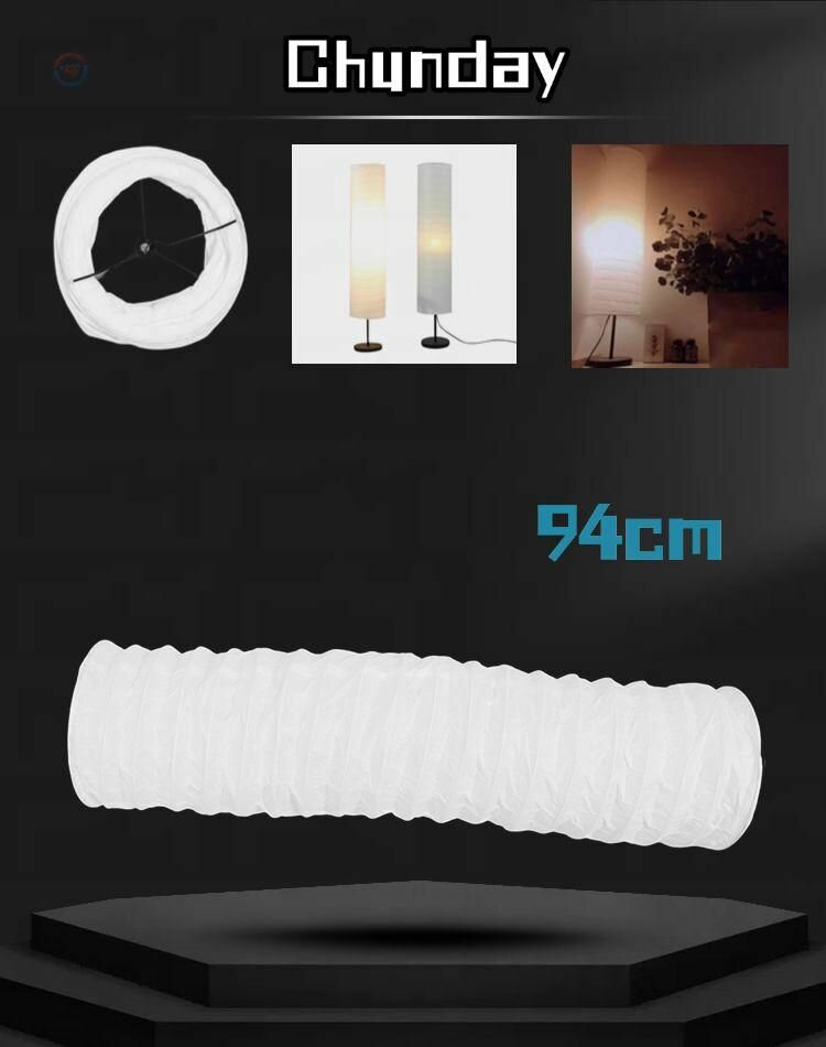 Абажур для торшера из рисовой бумаги 94 см минималистичный напольный светильник для гостиной и спальни сменный пылезащитный плафон легкая сборка без инструментов
