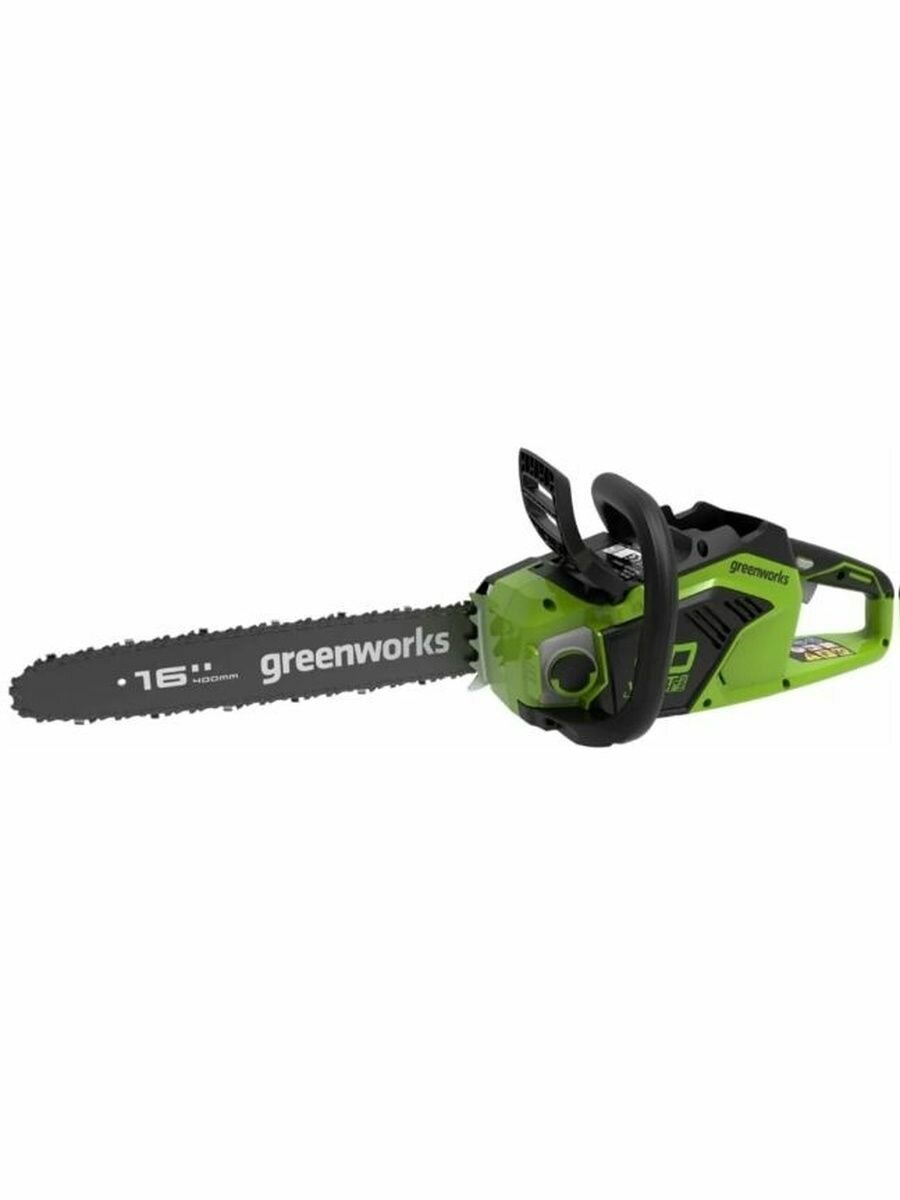 Пила цепная аккумуляторная GREENWORKS GD40CS18K4 2005807UB (40V, 40см, бесщеточная, с 1хАКБ, 4Ач и ЗУ) GR