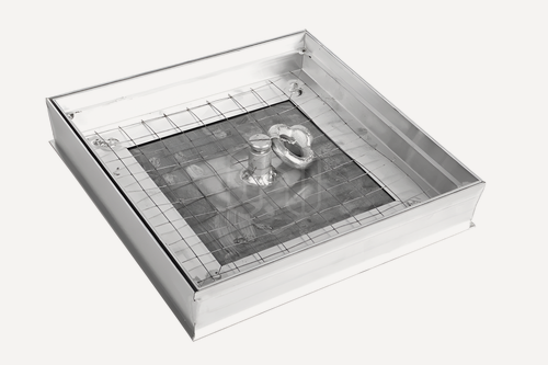 Изображение товара Люк напольный Премиум 200х200 для ревизии, с резиновым уплотнителем.