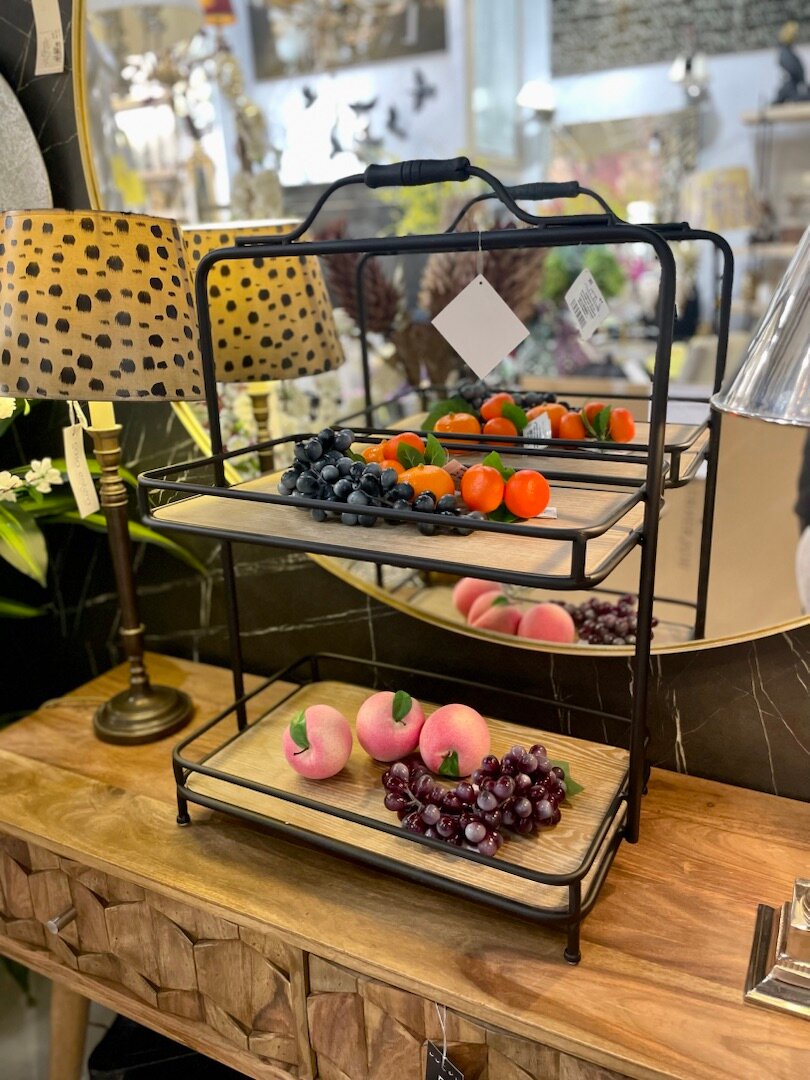 Этажерка для фруктов Ливерпуль Casaentera CE08-108-132 черный 490х290х660