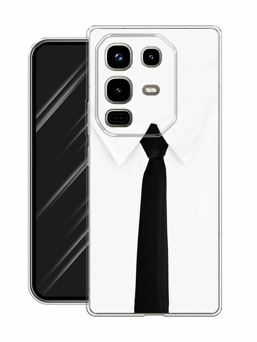 Чехол на Infinix Note 50 Pro / Инфиникс Нот 50 Про с принтом "Галстук" — фото 1