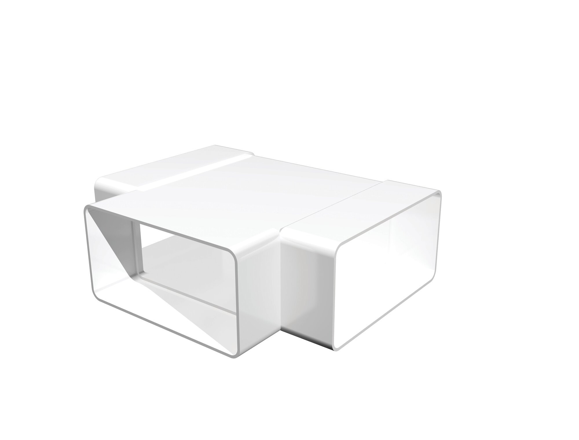 Тройник ERA Т-образный пластиковый 60х204 мм