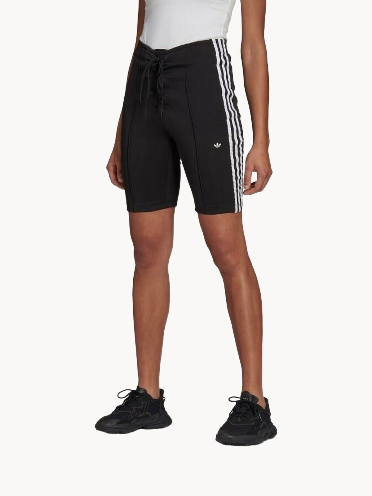 Велосипедки adidas Originals Cintura Alta, размер 32 GER, черный