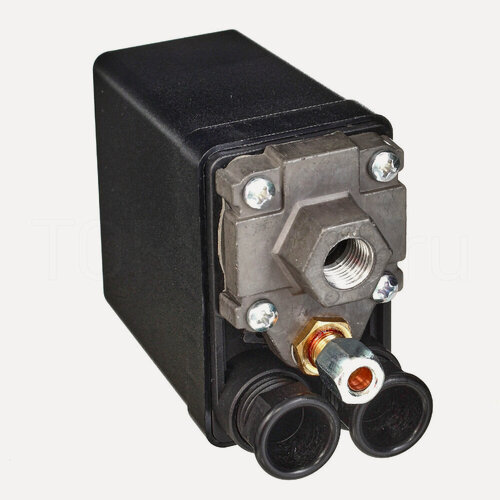 Изображение товара Реле давления , для компрессора, 1 выход, 220в, встроенный обратный клапан