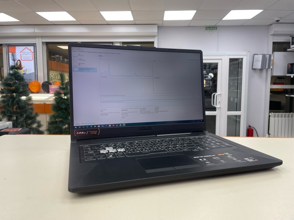 17.3" Ноутбук ASUS TUF Gaming A17 FA706NFR-HX017, AMD Ryzen 7 7435HS, DDR5-16ГБ, SSD 512ГБ, GeForce RTX 2050-4ГБ, Б/У, Уценка