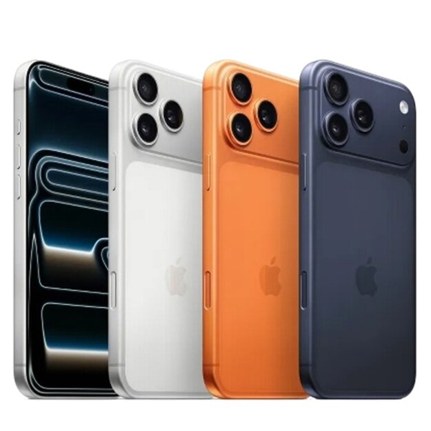 Смартфон Apple 17 Pro Max, 256ГБ, NFC, камера 12МП, экран 6.7", iOS 18 серебристый — фото 1