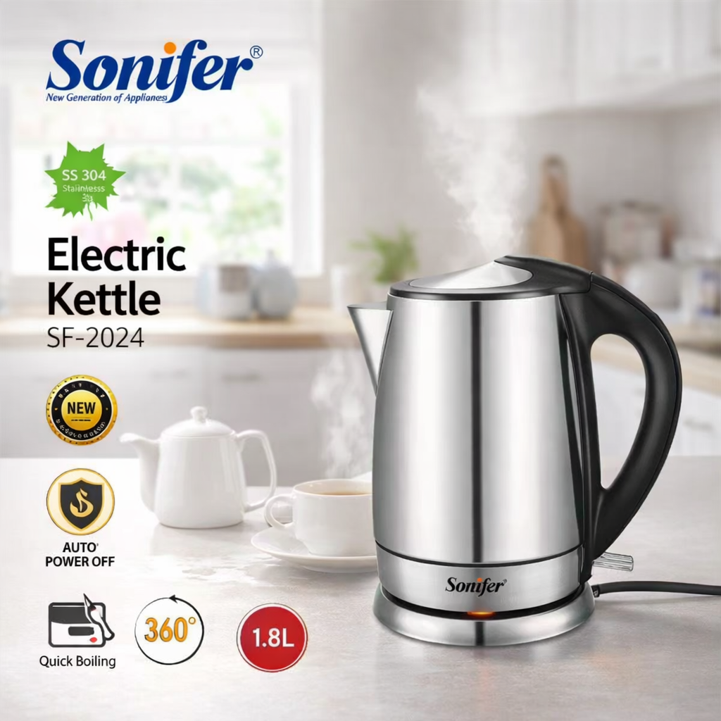 Электрический чайник Sonifer SF-2024, Мощный электрический чайник,