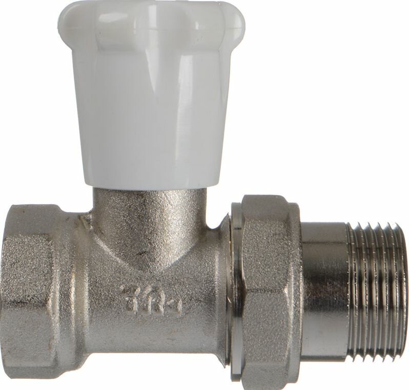 Кран для радиатора прямой 1/2" с ручной регулировкой Terma 33951