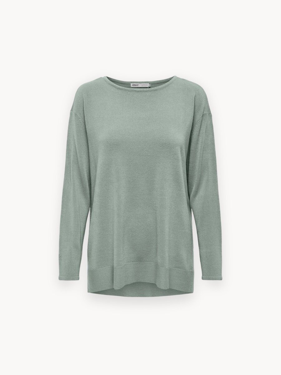 Джемпер Only, размер L, серо-зеленый