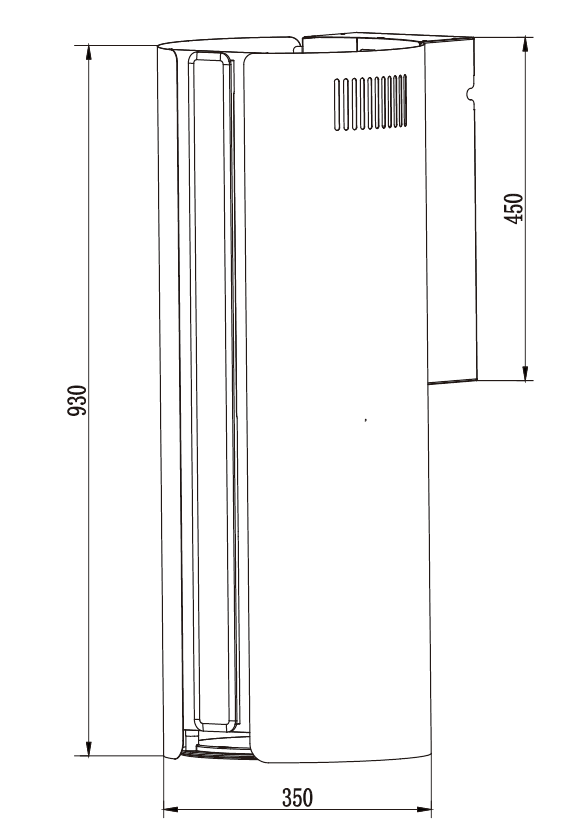 Вытяжка цилиндрическая пристенная с инвертором Weissgauff Sun Bldc Bl - фотография № 13