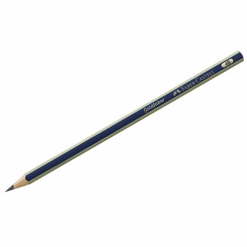 Карандаш ч/г Faber-Castell Goldfaber 1221 4B, заточен, 12 штук, 286135