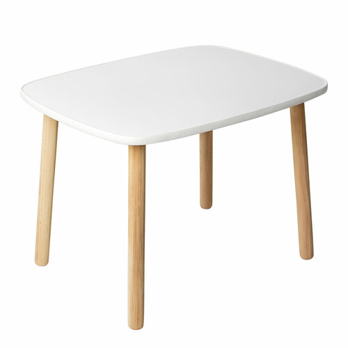 Деревянный журнальный столик белый MEGA TOYS прямоугольный 1941₽