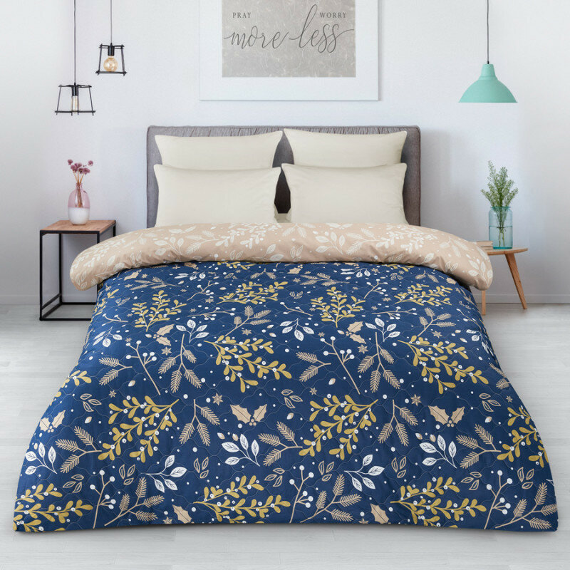 фото Пододеяльник 175х215 см перкаль Зима-лето Яркий праздник