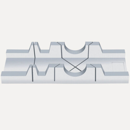 Изображение товара Дельта стусло 300х65 мм белый пластик для точной резки и раскроя материалов
