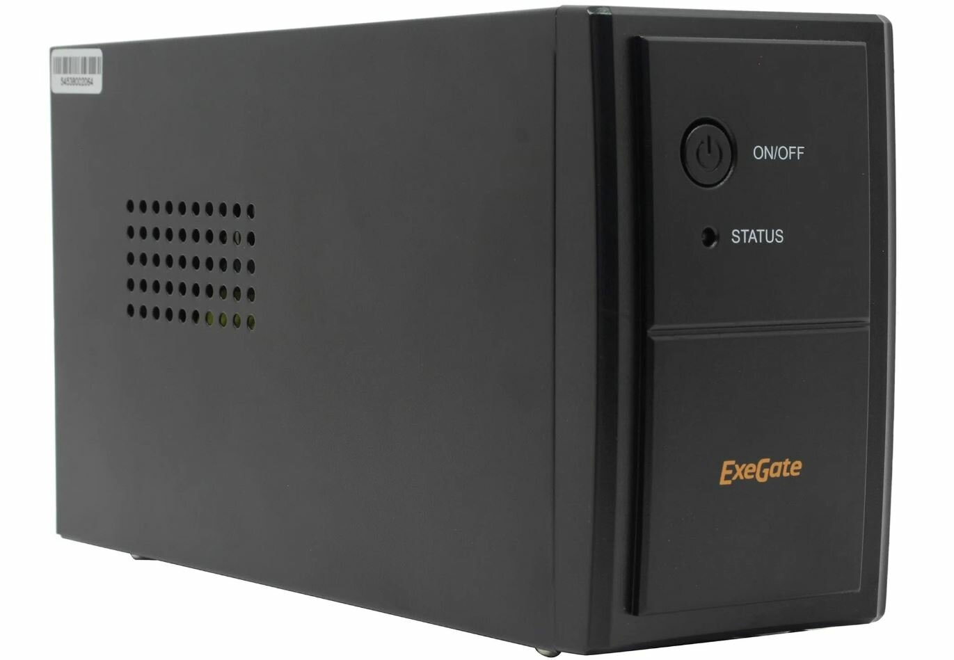 Источник бесперебойного питания Exegate EP285523RUS 400VA/240W, LED, AVR, 4*IEC-C13, RJ45/11, black - фото №1