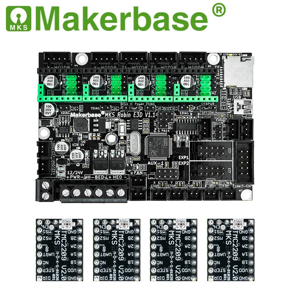 Материнская плата Makerbase MKS Robin E3D, E3D-4pcs 2209