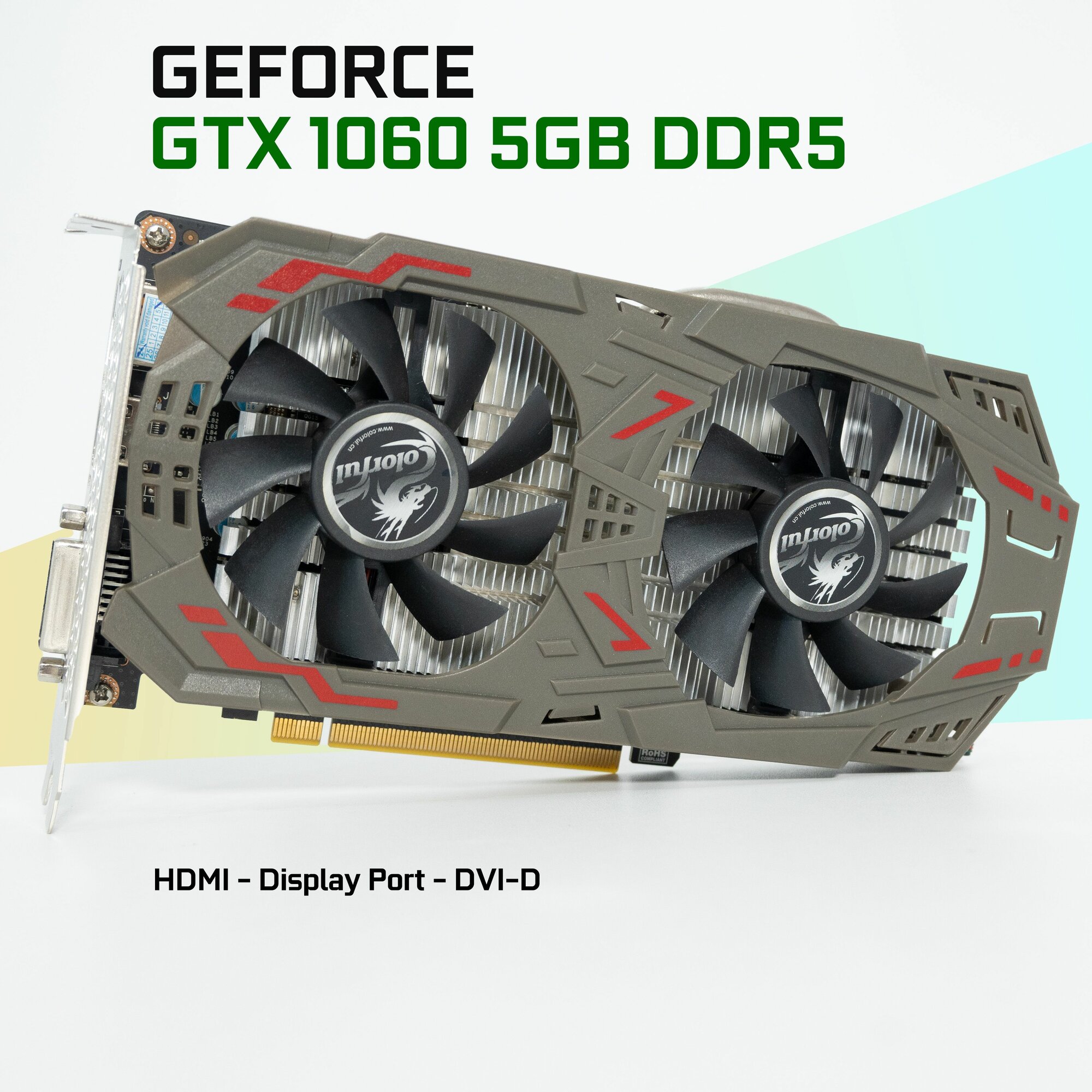 Видеокарта Colorful NVIDIA GeForce GTX1060 5GB GDDR5