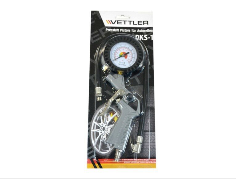 Пистолет с манометром для накачки шин VETTLER DKS-1