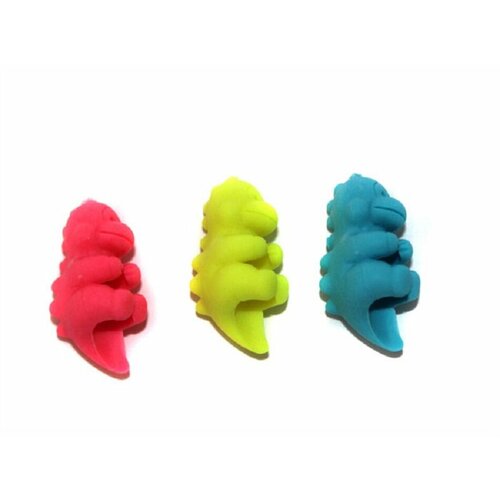 IWAKO Ластики - насадки канцелярские набор 3 шт динозавры 240₽