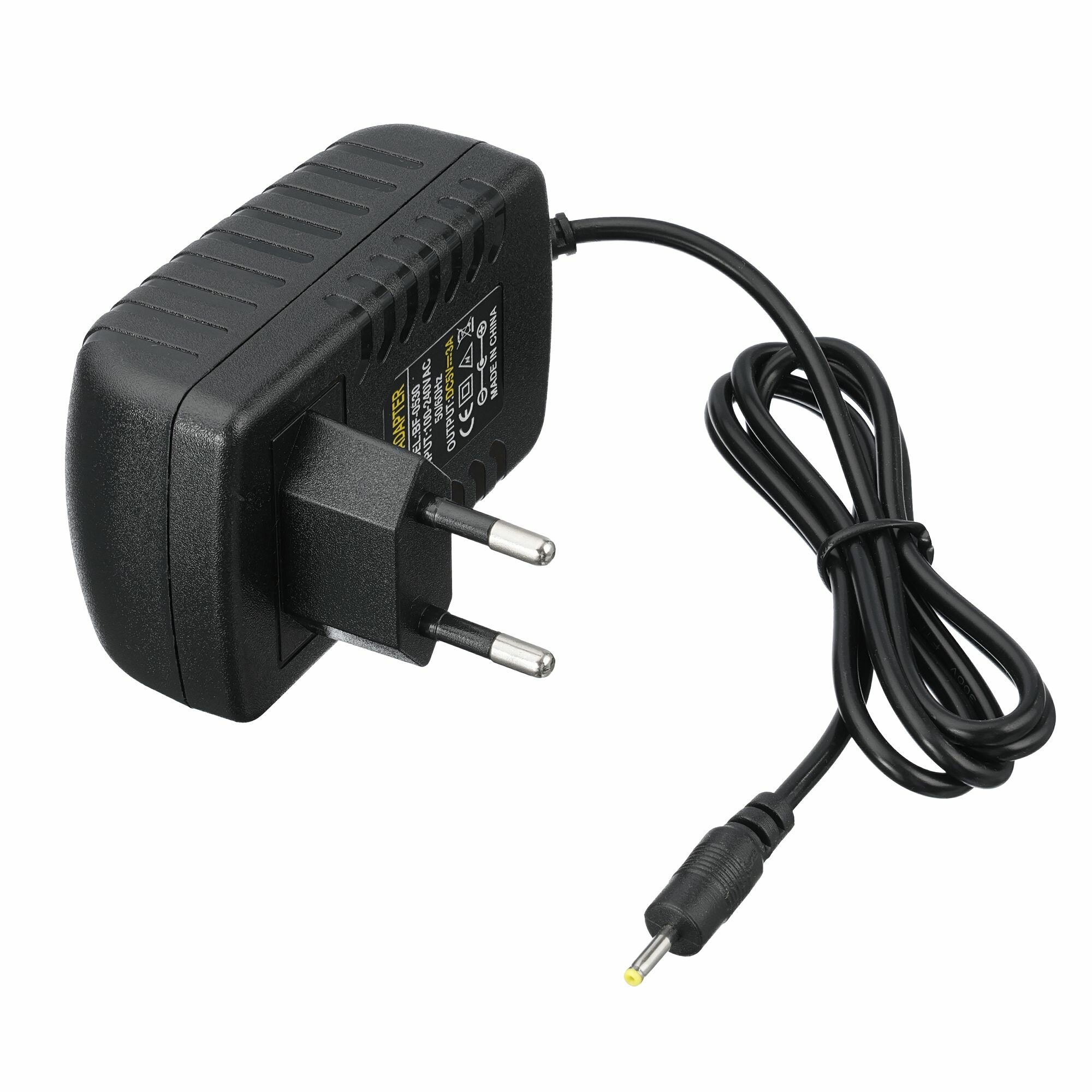 Блок питания AC 2.5x0.7мм, 5V, 3A, 15W, черного цвета, универсальный