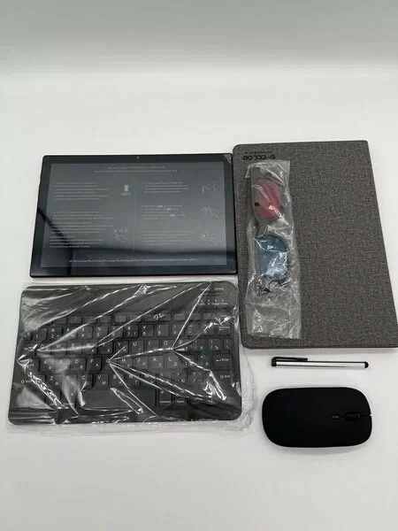 Планшет с клавиатурой S-COLOR GT40 Ultra, 12+512 ГБ, 10.1", Android 12, серый — фото 1