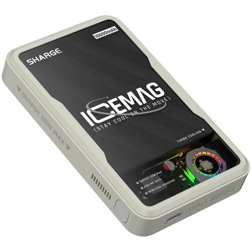 Внешний аккумулятор Sharge SP020A 10000 мАч белый 13990₽