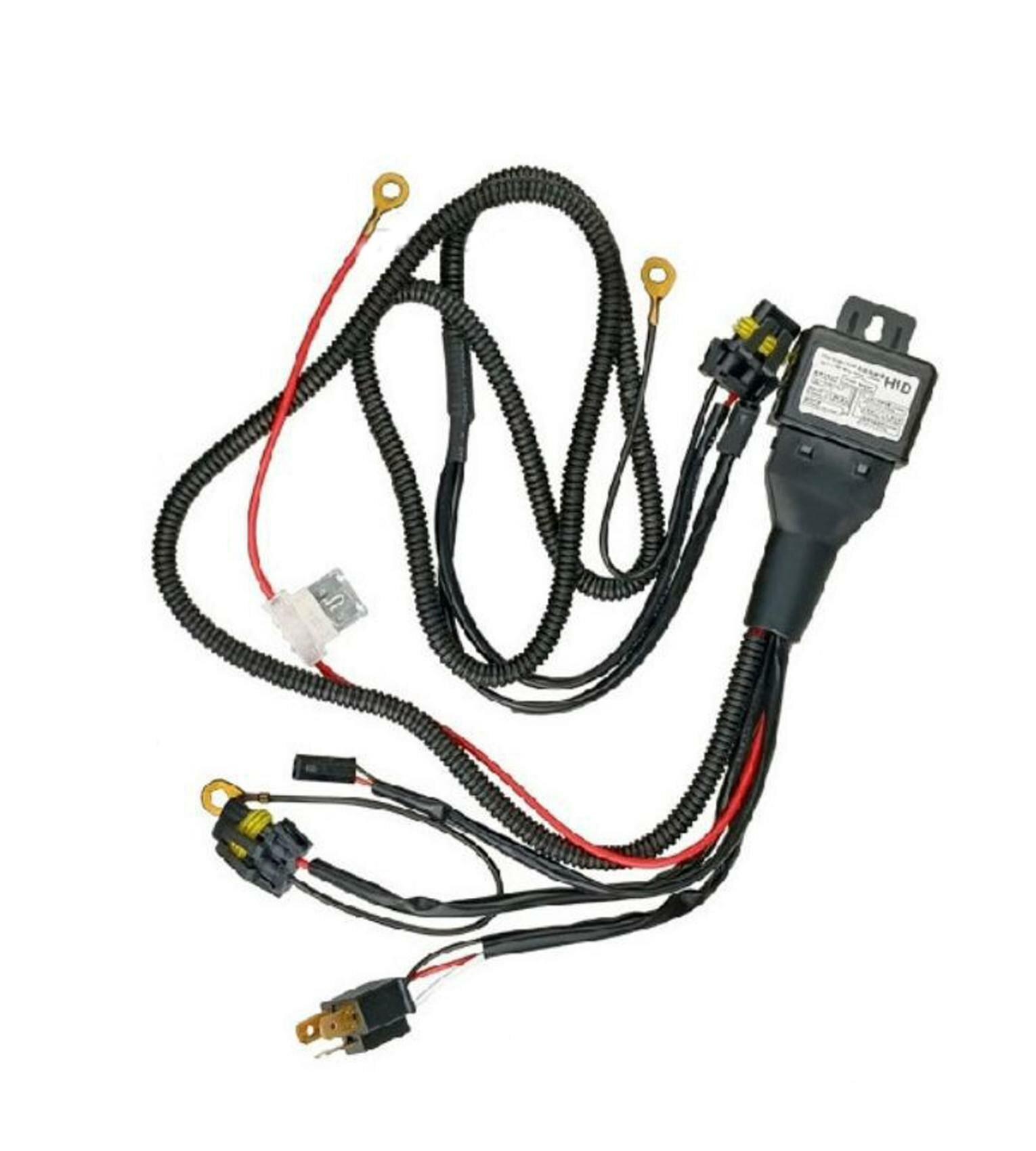 Провода с реле для биксеноновых ламп H4 LEDO