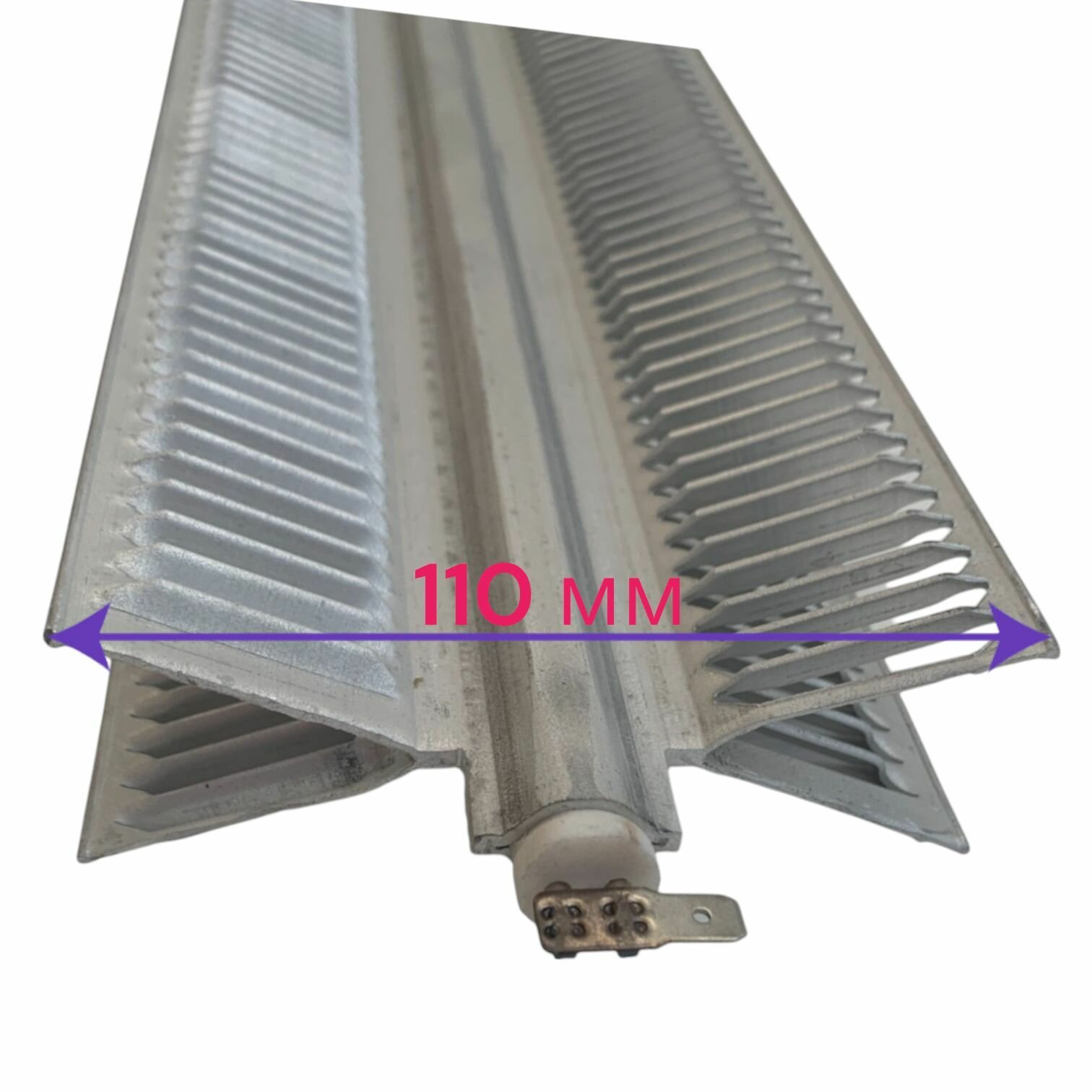 Универсальный ТЭН 1000W (500+500) для конвекторов — фото 1