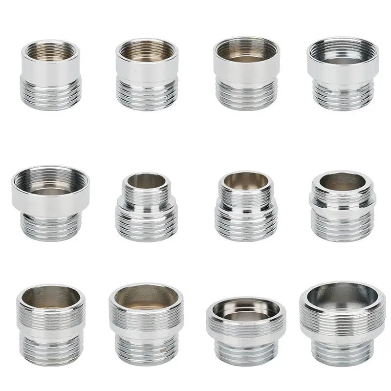 Переходник для водоочистителя, медь, 22-24 мм, G1/2-G3/4 — фото 1