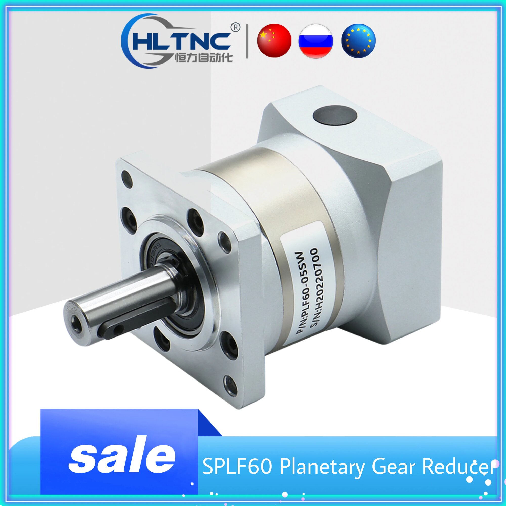 Планетарный редуктор HLTNC SPLF60 для двигателя Nema 23/24, 8mm for stepper, 5 to 1, Другой