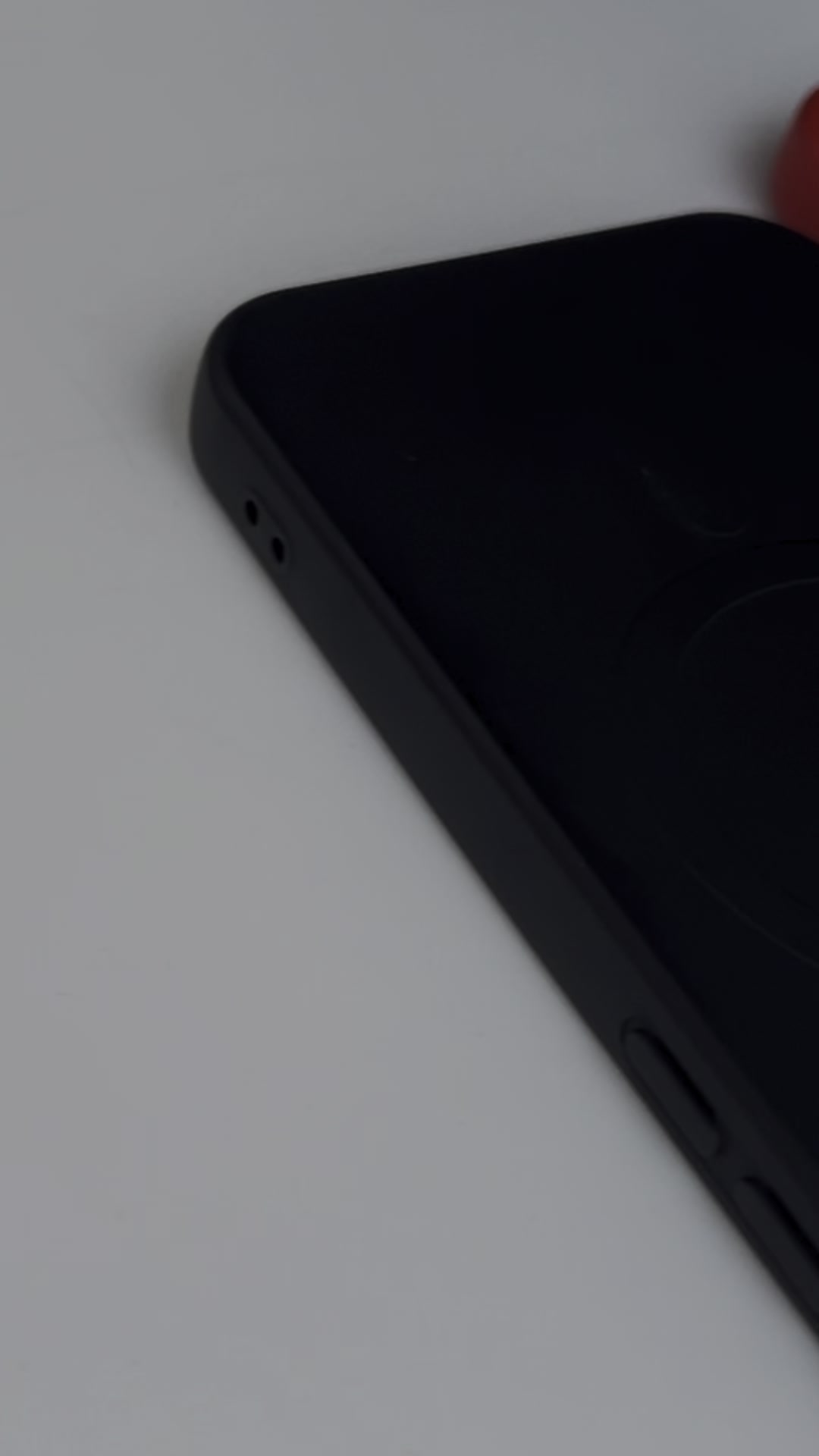 Чехол DesignOnCase "оранжевый", для iPhone 13 mini, противоударный, силикон, soft-touch, MagSafe — фото 1