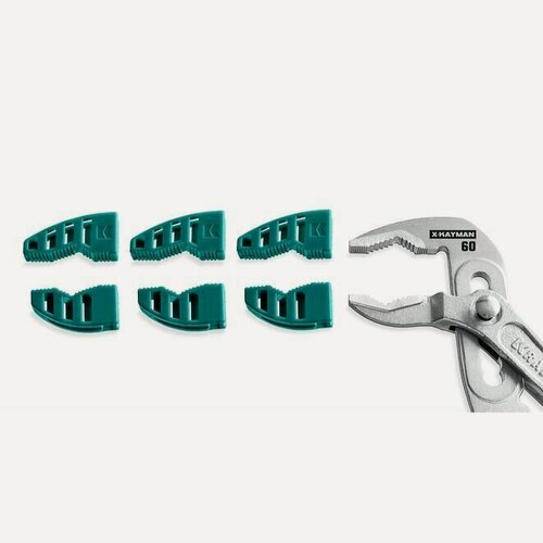 Изображение товара Сменные защитные накладки на губки, для клещей 250 мм, набор из 3-х пар, KRAFTOOL KAYMAN