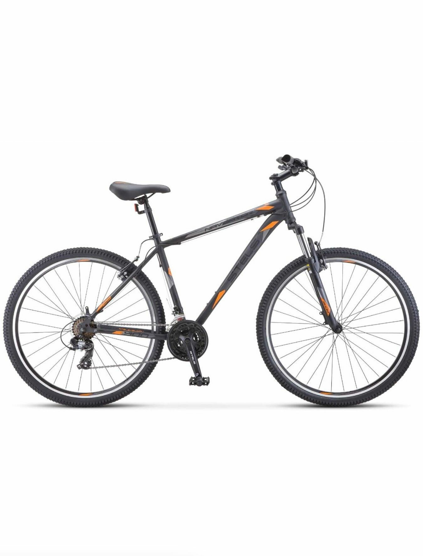 Велосипед MTB горный STELS, Navigator-900 29MD Z010 (м), рама 17.5, колеса 29, 21 скор. Матовыйтемно-серый, на рост 165-175
