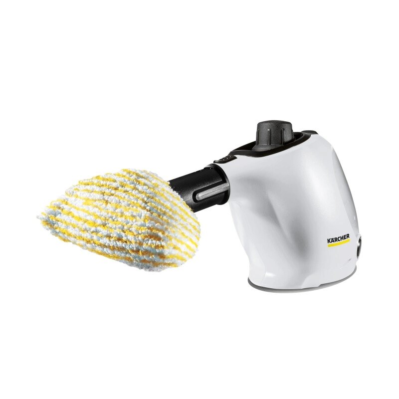 Ручной пароочиститель для дома Karcher SC 1 EU, 200мл, 1200Вт, белый — фото 1