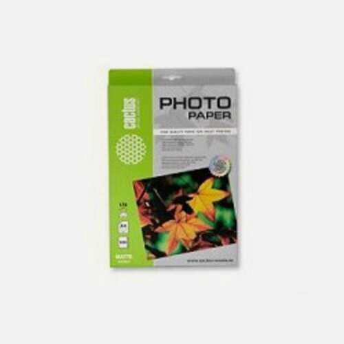 Изображение товара CACTUS CS-MA4170100 Фотобумага Cactus CS-MA4170100 матовая A4 170 г/м2 100 листов