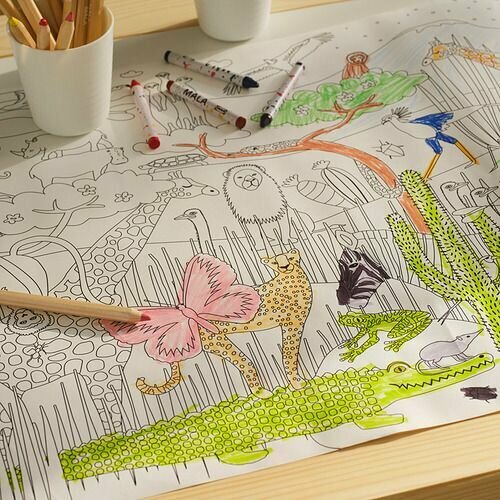 Раскраска икеа SANDLOPARE — фото 1