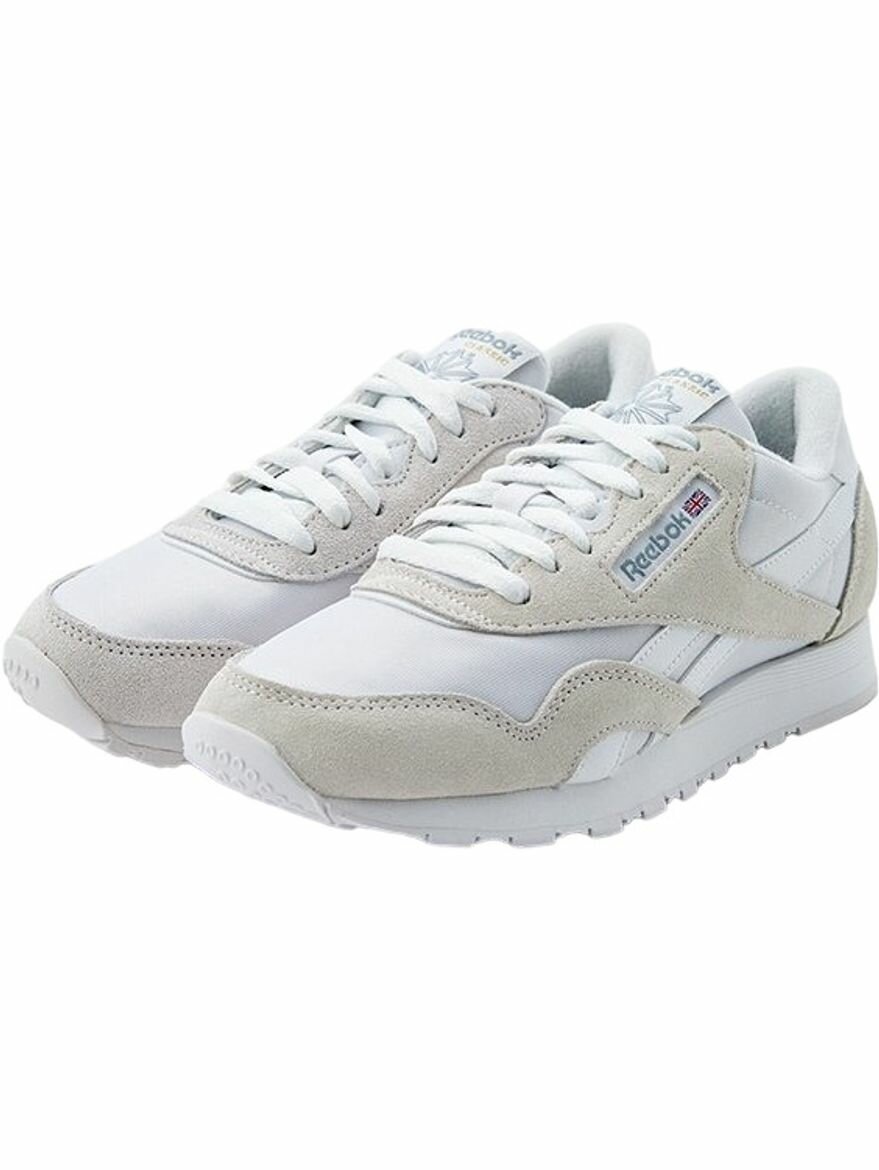 Кроссовки Reebok CL Nylon, полнота F, размер 10 US, белый — фото 1
