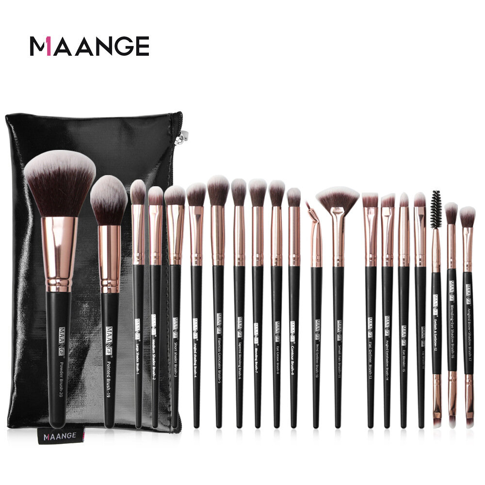 Hабор кистей для макияжа MAANGE 20 шт, профессиональные кисти для макияжа