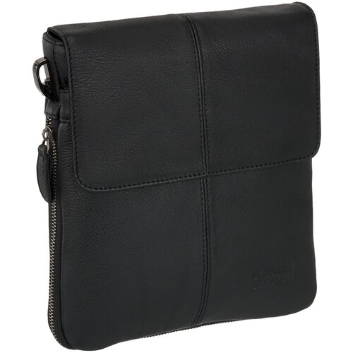 фото Сумка кросс-боди dr.koffer, натуральная кожа, черный