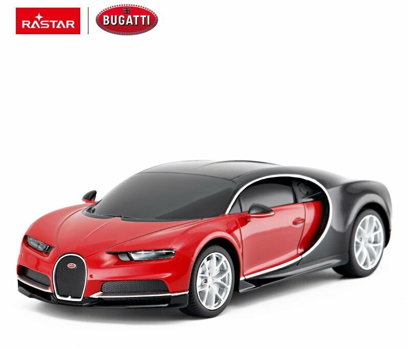 Машина р/у 1:24 Bugatti Chiron Цвет Красный