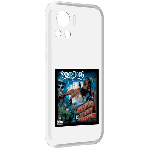 Чехол MyPads Snoop Dogg MALICE N WONDERLAND для Motorola Edge 30 Ultra задняя-панель-накладка-бампер