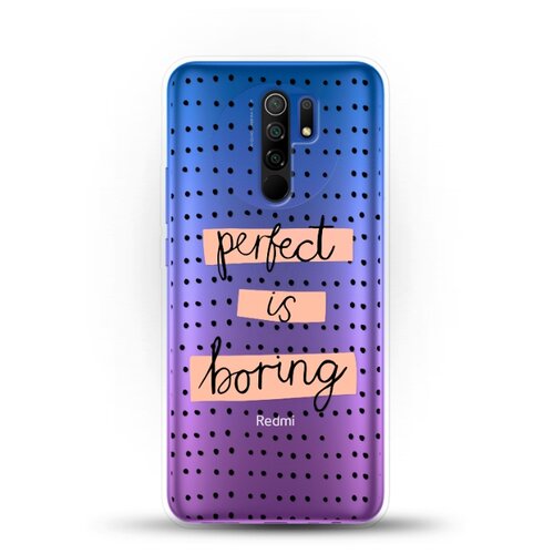 фото Силиконовый чехол boring perfect на xiaomi redmi 9 andy & paul